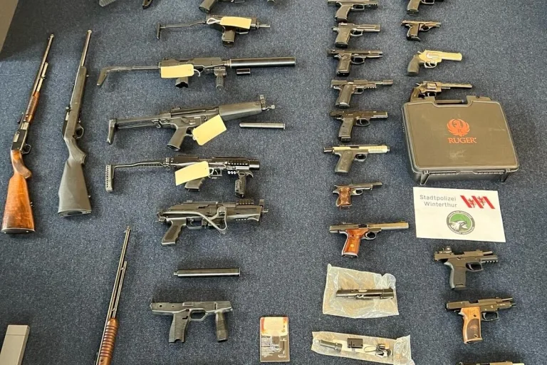 Winterthur ZH - Mehrere Schusswaffen und Waffenzubehör sichergestellt