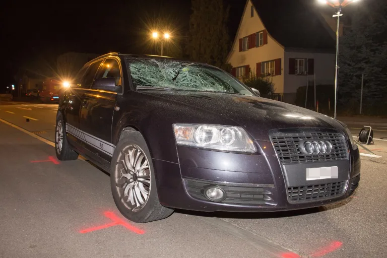 Hefenhofen TG - Fussgänger von Auto erfasst schwer verletzt