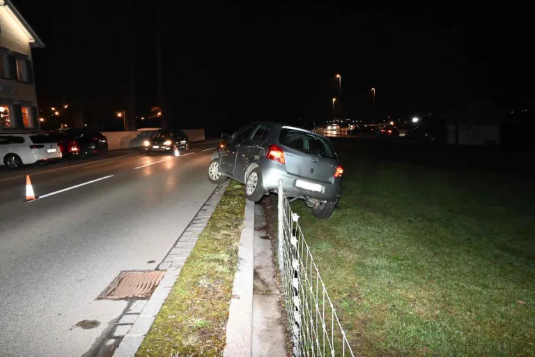 Oberuzwil SG - 72-Jährige verunfallt im alkoholisierten Zustand 