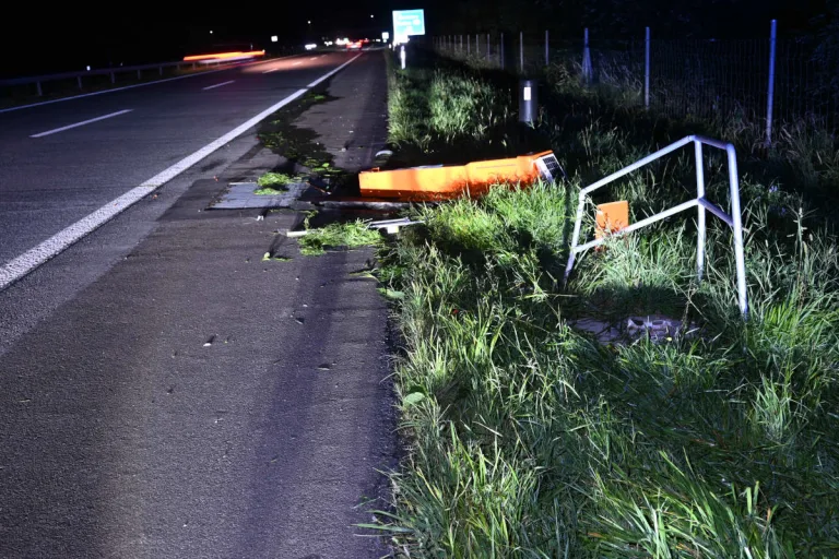 A13 Sevelen SG – Betrunken Unfall auf der Autobahn gebaut