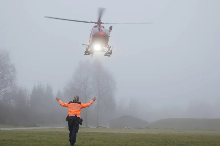 Sargans SG - Arbeitsunfall auf Baustelle - Rega im Einsatz