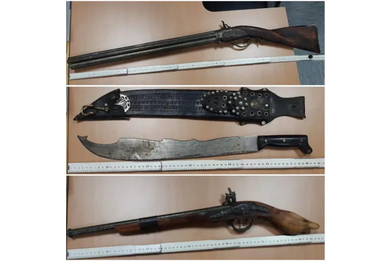 Hagen – Bundespolizisten stellen Waffen und Machete sicher