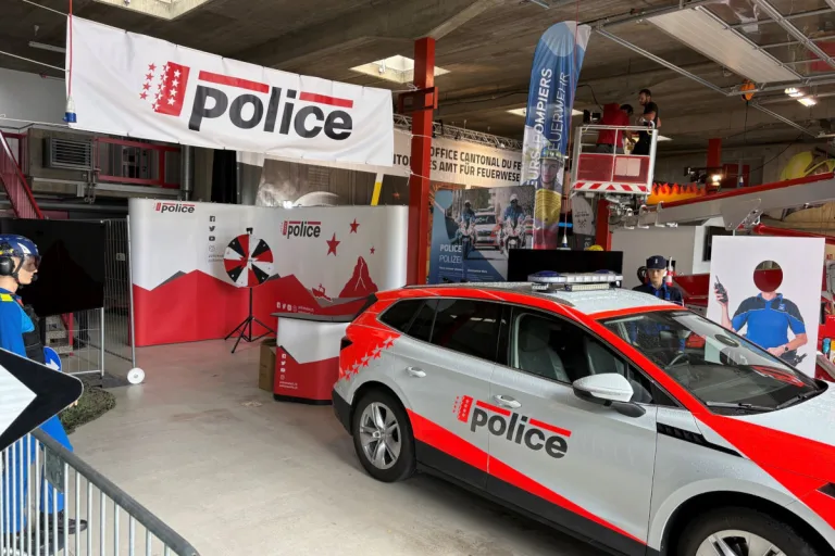Foire du Valais in Martigny VS – Die Kantonspolizei stellt sich vor