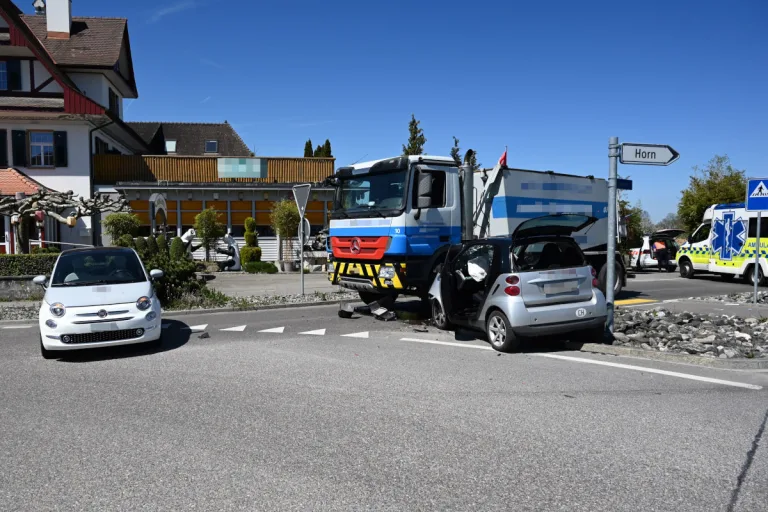 Tübach SG – Tödlicher Unfall im Kreisel