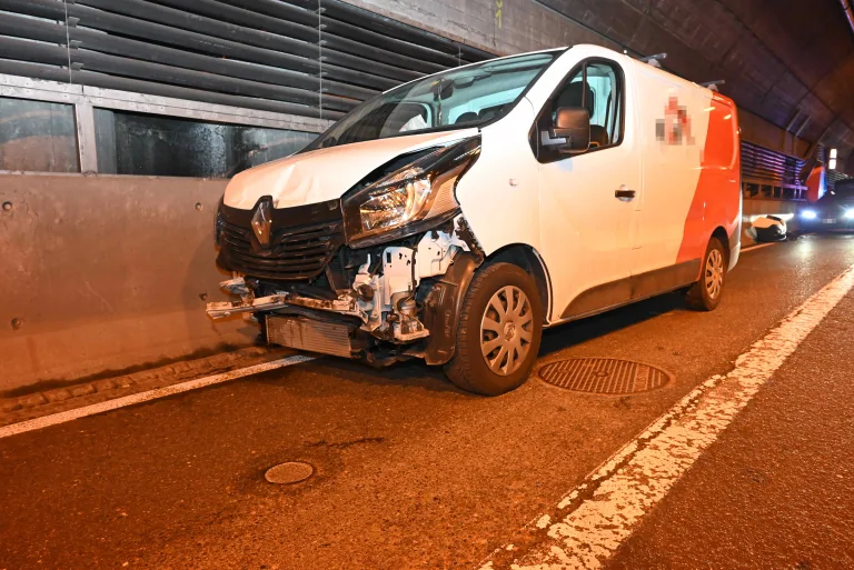 Stadt St. Gallen: Auffahrunfall auf der Stadtautobahn A1