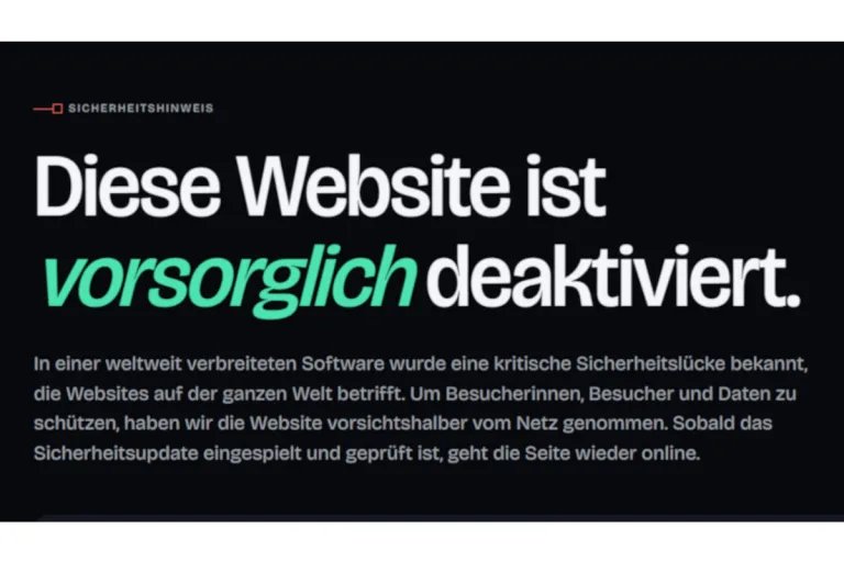 Kanton Basel fährt Webseiten wegen Sicherheitslücke herunter