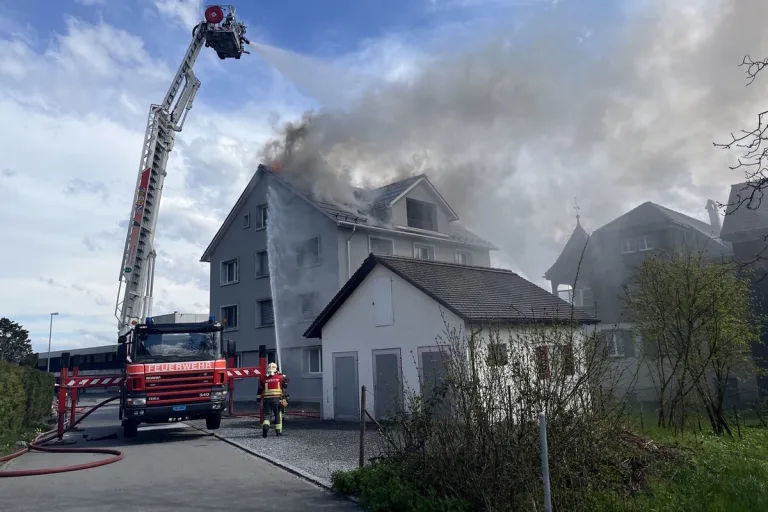 Marbach SG – Enormer Sachschaden nach Brand