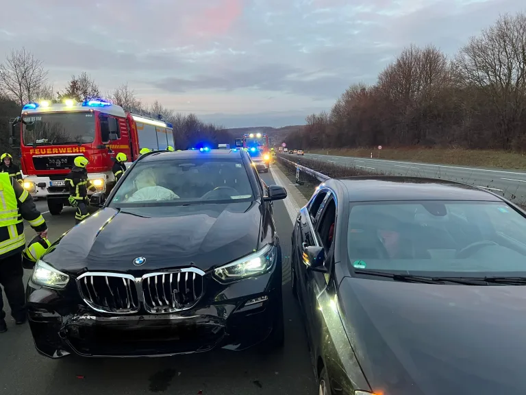 A3 Sankt Augustin – Verkehrsunfall mit vier PKW auf der Autobahn