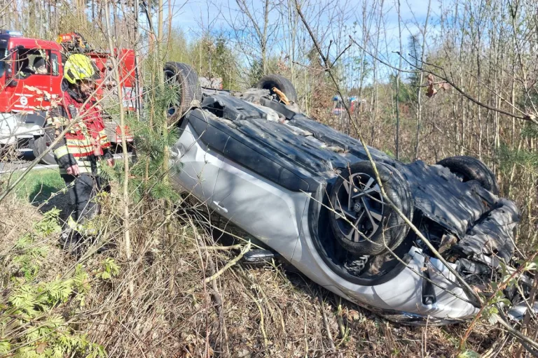 Waidhofen an der Thaya – Pkw überschlägt sich und landet im Wald