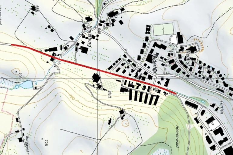 Neuheim ZG – Verkehrseinschränkungen auf der Edlibachstrasse