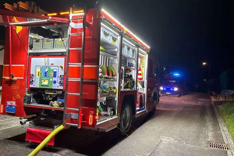 Gunzgen SO – Brand in Keller ausgebrochen