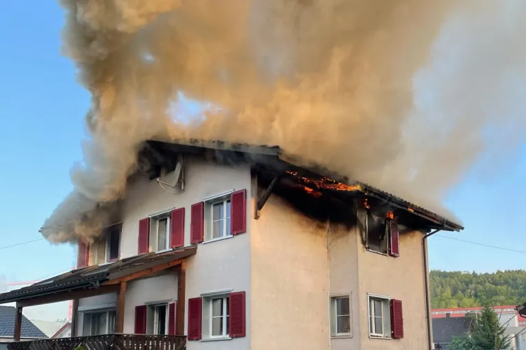 Brand von Einfamilienhaus in Bischofszell TG