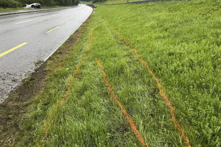 Gais AR – Auf regennasser Fahrbahn verunfallt