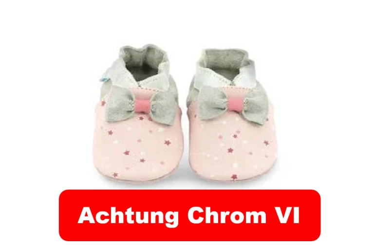Rückruf – Vermehrt Allergen Chrom VI in Baby-Lederkrabbelschuhe