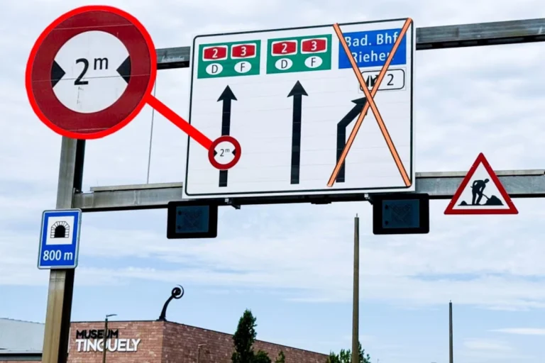 A2 Basel – Unfälle durch verengte Überholspur 
