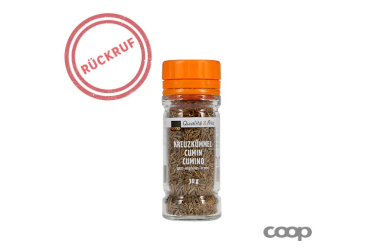 Achtung – Coop ruft Kreuzkümmel zurück