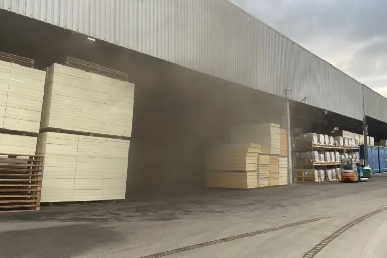 Boswil BL - Brand in Industriegebäude