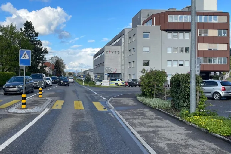 Oberentfelden AG - Rollerfahrer vollzieht Vollbremsung und stürzt