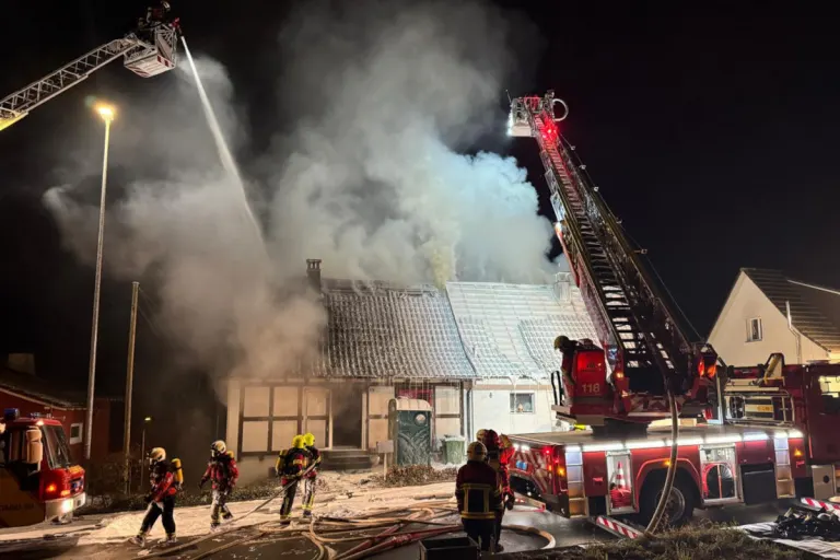 Thayngen SH – Brand in Doppeleinfamilienhaus