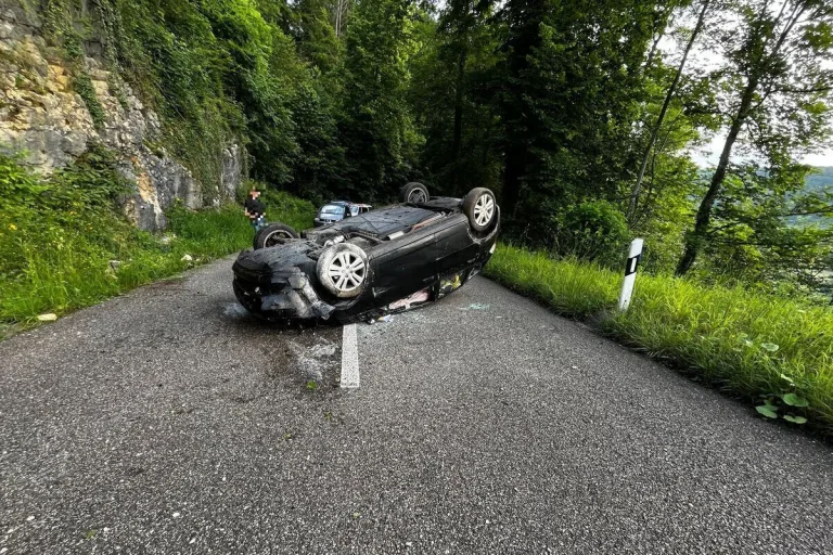 Wittinsburg BL - Alkoholisiert gegen Felswand geprallt