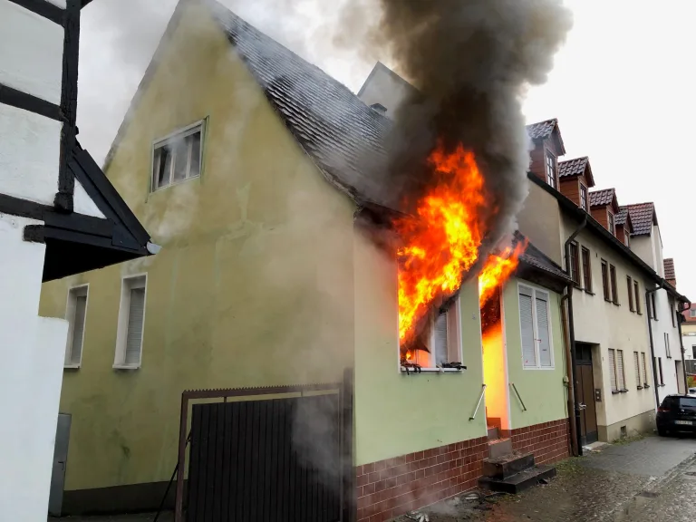 Germersheim – Brand eines Wohnhauses