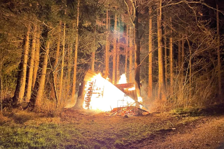 Zihlschlacht TG – Brand von Holzbeige
