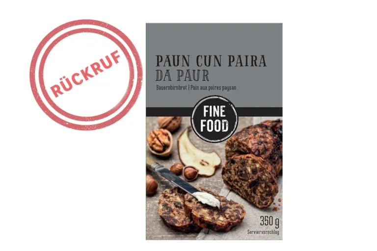 Rückruf bei Coop – Fine Food Bauernbirnbrot fehlerhaft verpackt