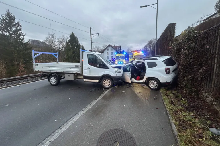 Rudolfstetten AG – Unfall mit gestohlenem Lieferwagen
