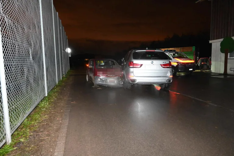 Muolen SG – Streifkollision unter Alkoholeinfluss