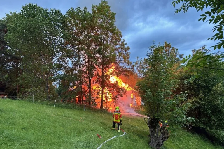 Trogen AR - Enormer Sachschaden nach Brand