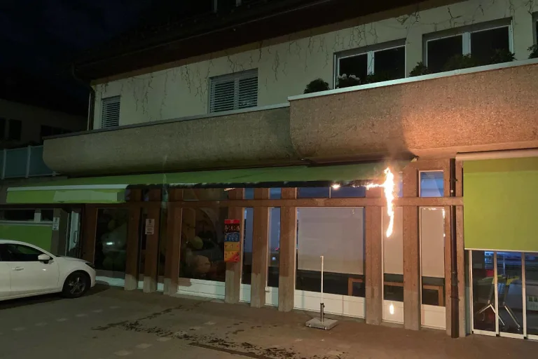 Stadt St.Gallen – Brand einer Markise