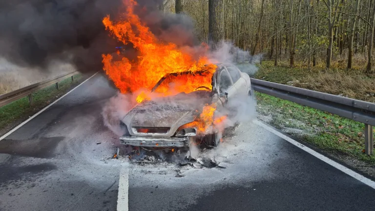 Bad Langensalza – Fahrzeugbrand verursacht Vollsperrung der B84 