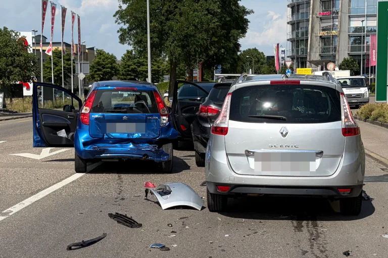 Frauenfeld TG – Vier Autos in Unfall verwickelt