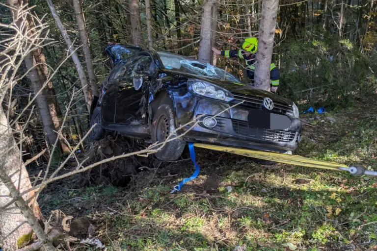 Brand bei Bludenz V – Pkw rollt unkontrolliert talwärts