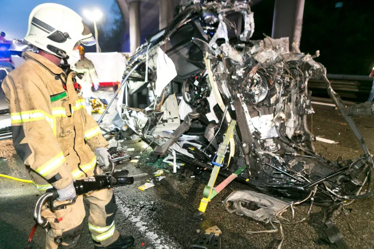 Tödlicher Verkehrsunfall auf der A14