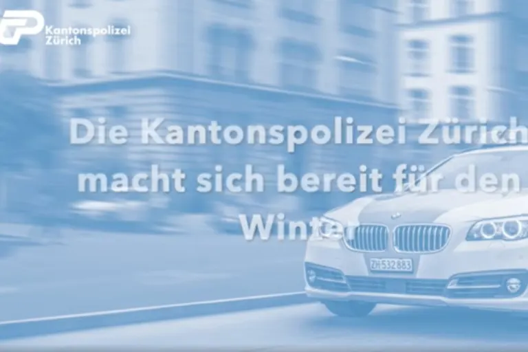 Bereit für den Winter? - Die Kantonspolizei Zürich ist bereits ausgerüstet