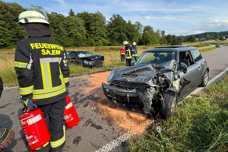 Salem BW – Zwei Verletzte bei Unfall auf K7761
