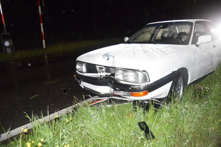 Herisau AR – Selbstunfall mit Personenwagen