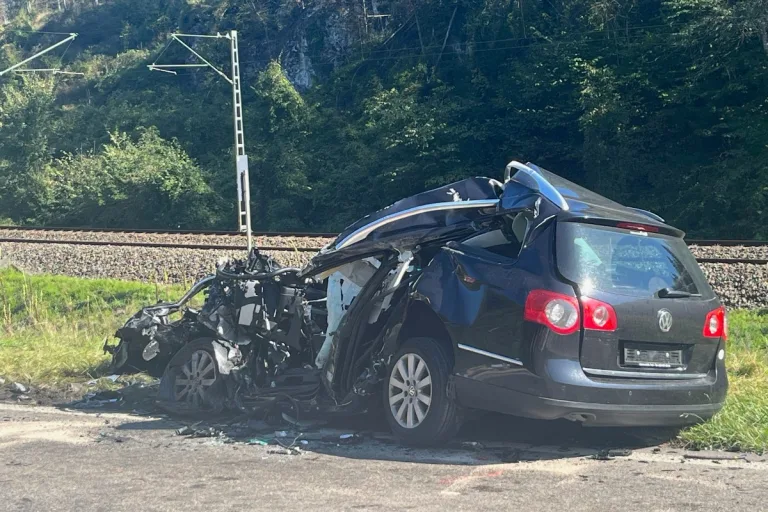 Horrorunfall in Thayngen SH - Autofahrer stirbt bei Frontalkollision mit Lastwagen