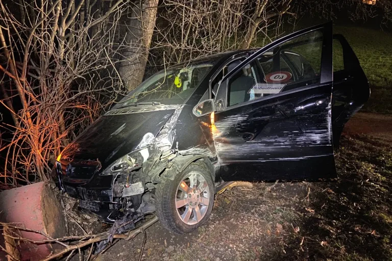 Obersiggenthal AG - Fahrt endet in Baum! Lenkerin mit Alkohol im Blut