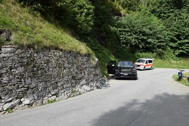 Soglio GR – Rega fliegt verletzten Fahrradfahrer nach Unfall ins Spital                                               