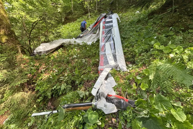 Bilten GL – Ultraleichtflugzeug stürzt in Waldgebiet ab