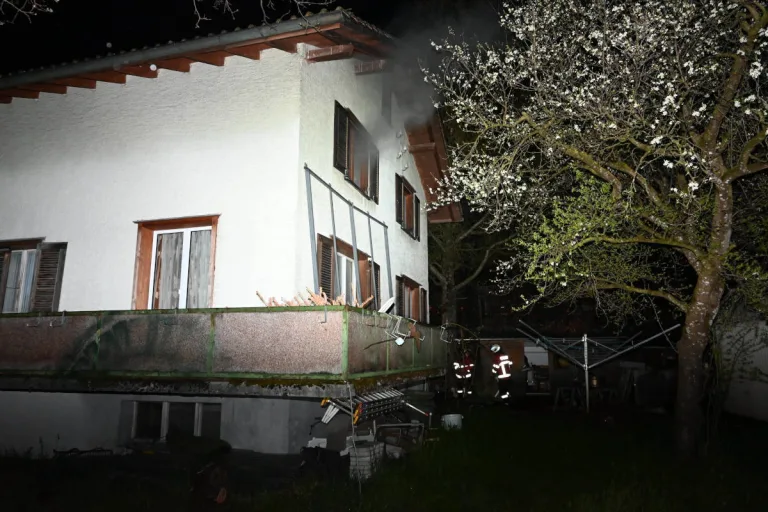 Oberriet SG – Brand in einem Einfamilienhaus