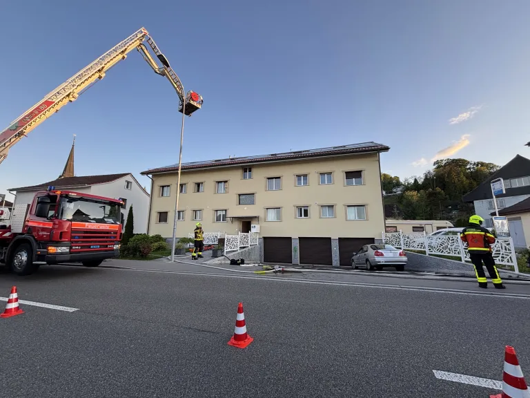 St. Margrethen SG – Brand durch vergessene Pfanne 