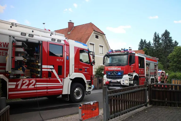 St. Marein im Mürztal -  29-Jähriger bei Brand schwer verletzt