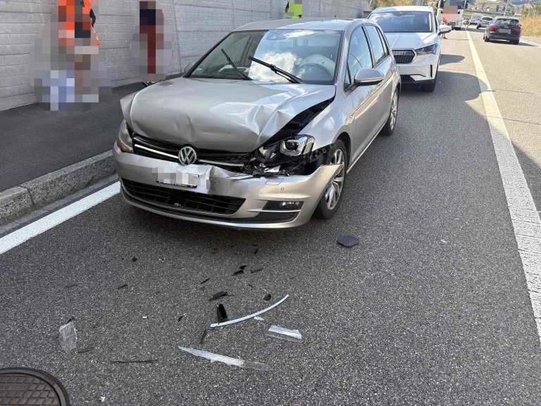 Bütschwil SG – Unfall auf H16 sorgt für Stau