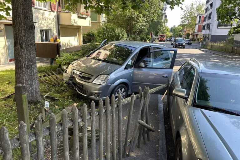Neuhausen am Rheinfall SH - Heftig mit einem Baum kollidiert