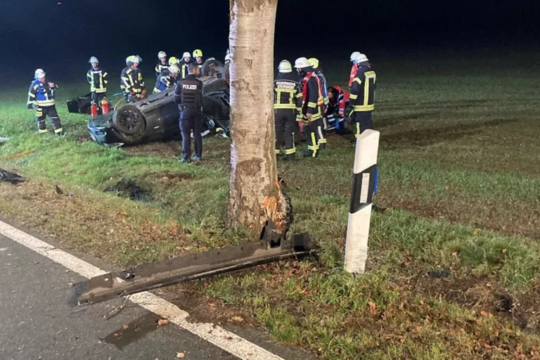 Stemwede NW – Autofahrer nach Unfall mit BMW schwer verletzt