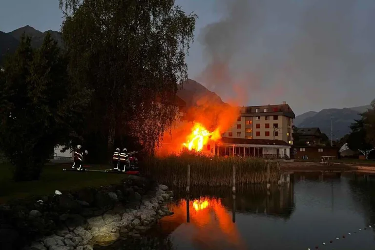 Sachseln OW - Brandausbruch im Badi