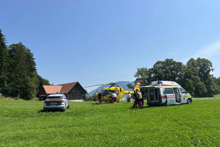 Semriach ST – Mann bei Traktorunfall verletzt
